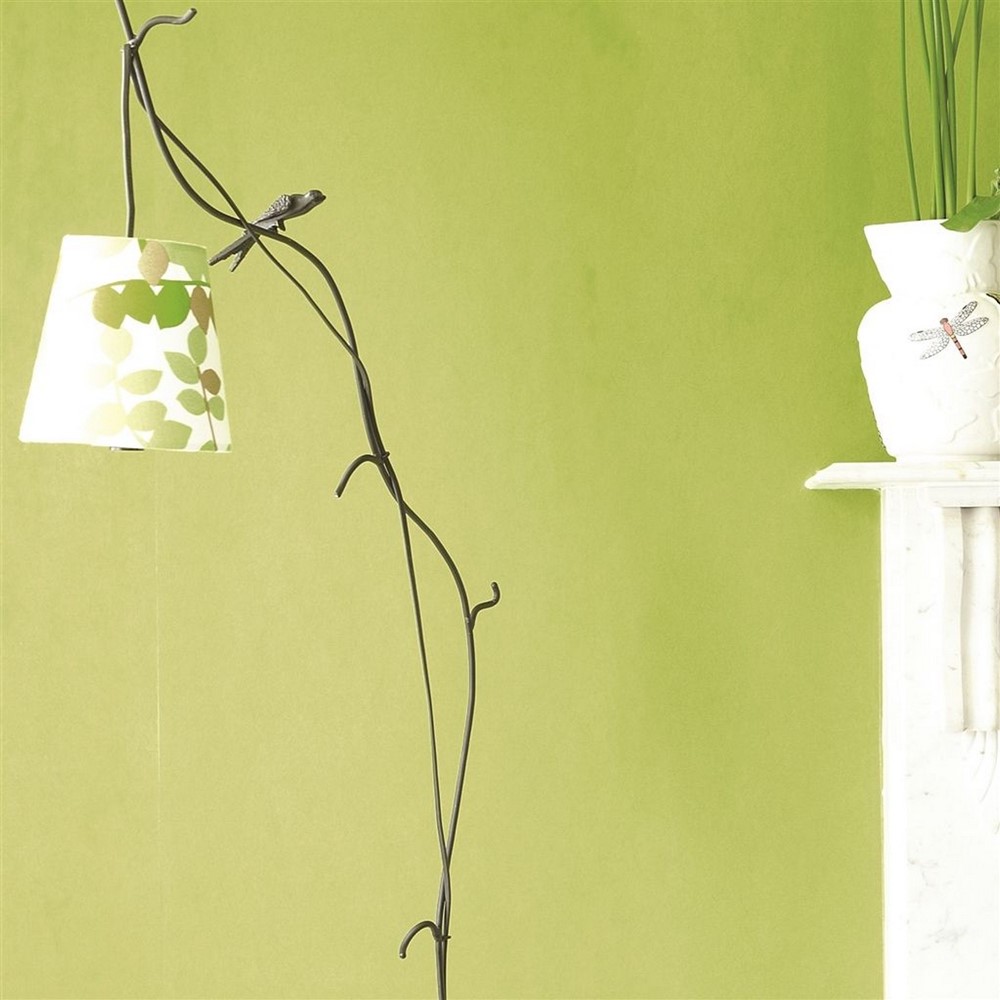 Ernani Plain Wallpaper P502 by Designers Guild in Chartreuse Yellow